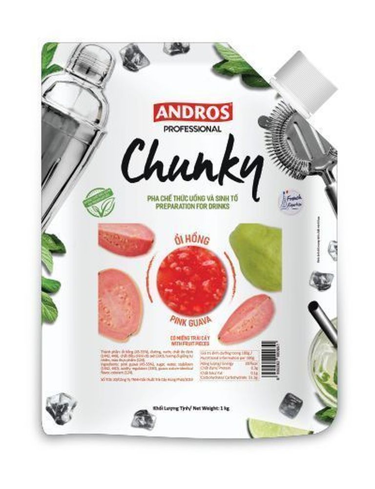 Pink Guava Fruits & Chunks 2.2 kb X 6 ea/per case