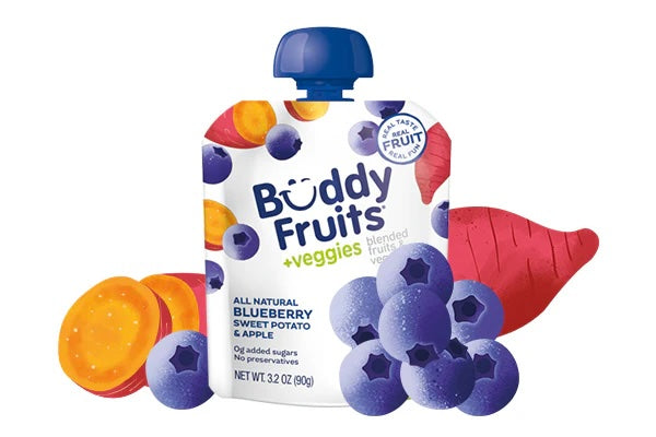 Blueberry, Sweet Potato & Apple - 18 count tray