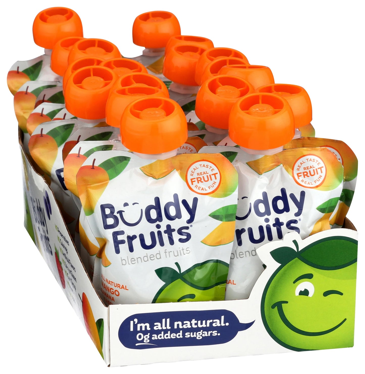 Mango, Banana & Passion - 18 count fruit pouches