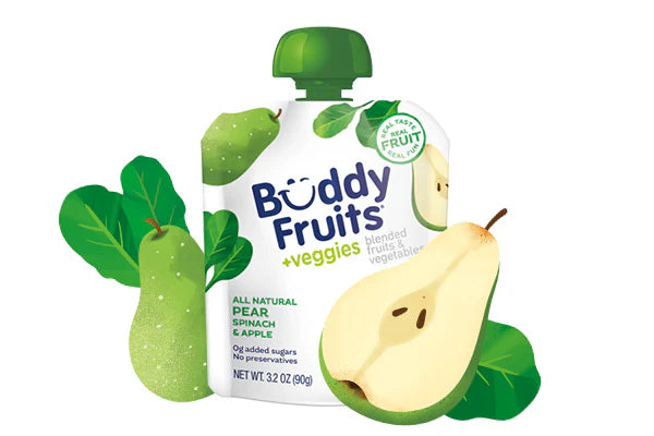 Pear, Spinach & Apple - 18 count tray