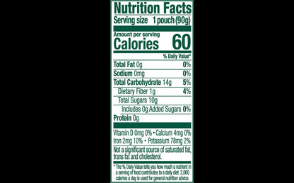 Mango, Banana & Passion - 18 count fruit pouches