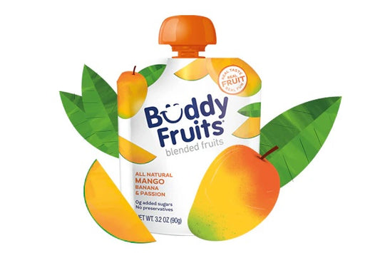 Mango, Banana & Passion - 18 count fruit pouches
