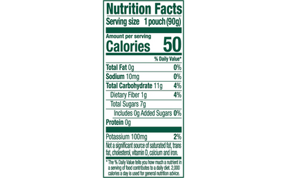 Pear, Spinach & Apple - 18 count tray